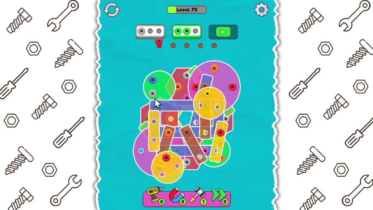 Screw Out: Bolts and Nuts - Level 75