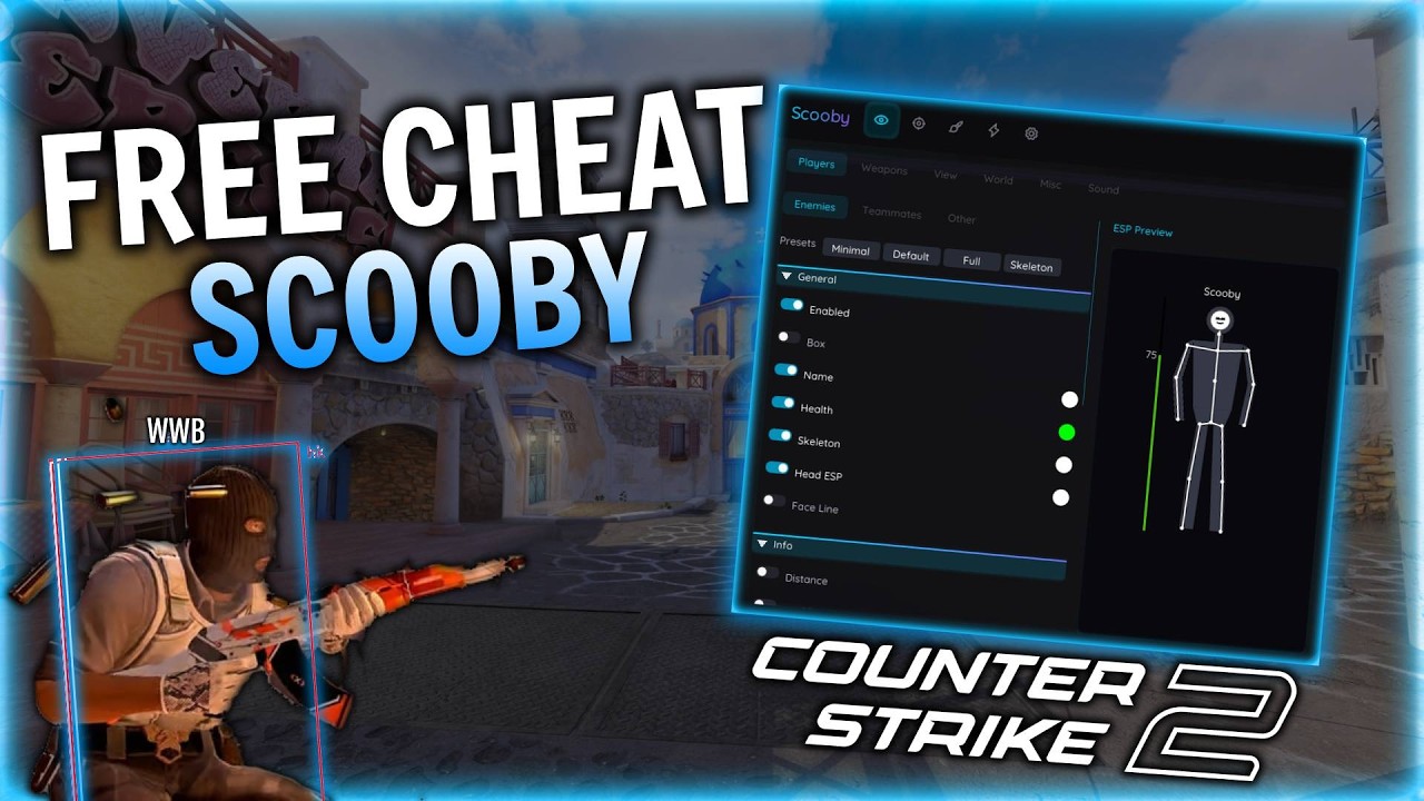 SCOOBY &mdash; Бесплатный аимбот для CS2, ESP и многое другое