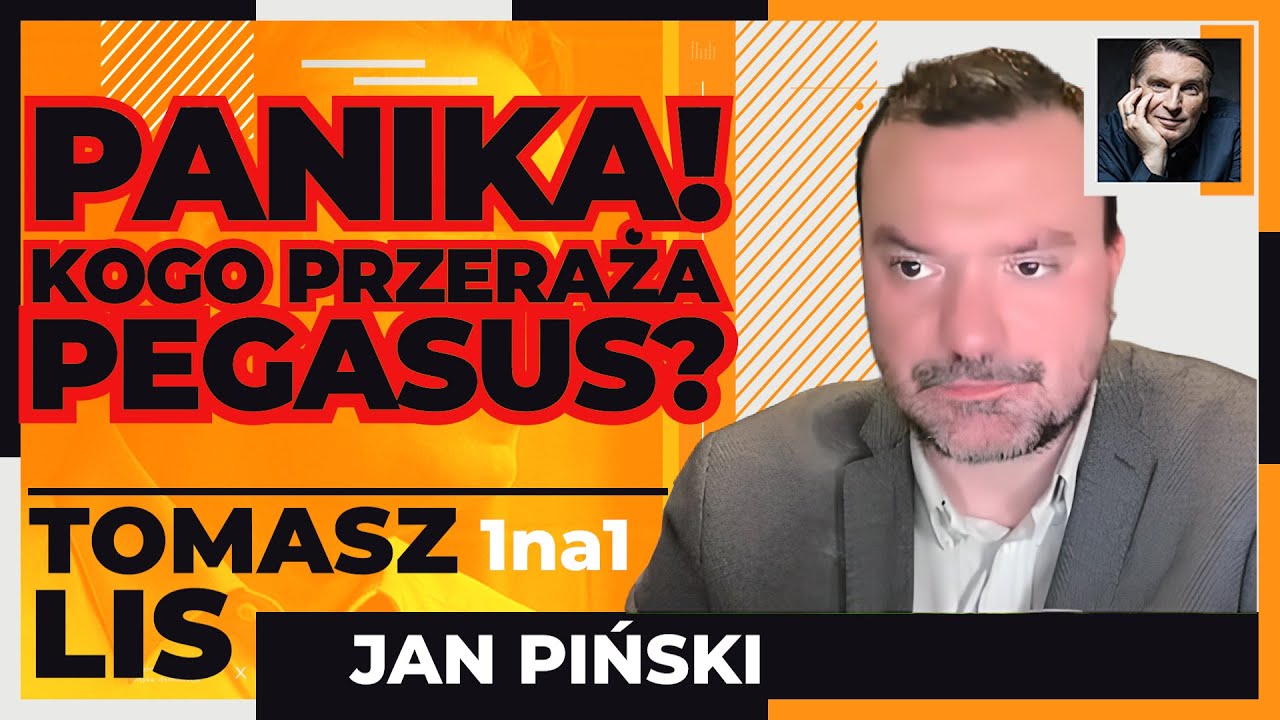 Panika! Kogo przeraża Pegasus? | Tomasz  Lis 1na1 Jan Piński