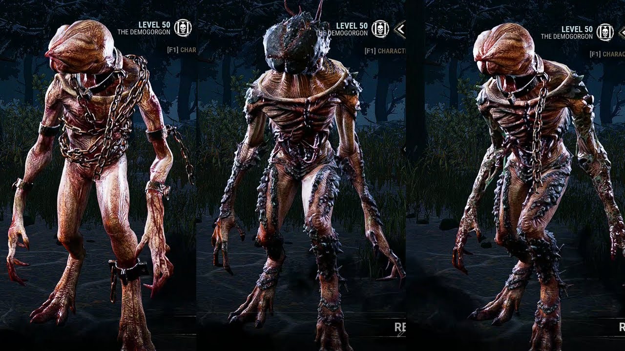 All of Demogorgon's Cosmetics + Some Combos - Dead by Daylight
