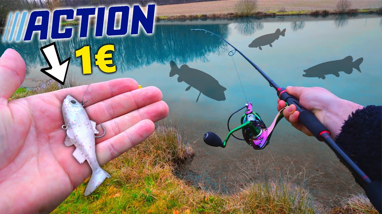 I'M TESTING A 1&euro; ACTION LURE IN A LAKE FILLED WITH PIKE!