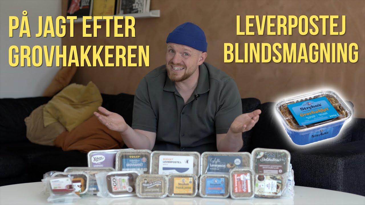 Leverpostej blindsmagning - 14 forskellige
