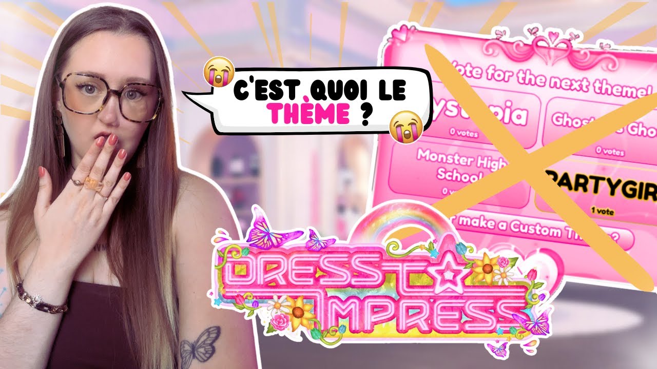 Jouer à DRESS TO IMPRESS sans voir le THEME #2 ! (Roblox)