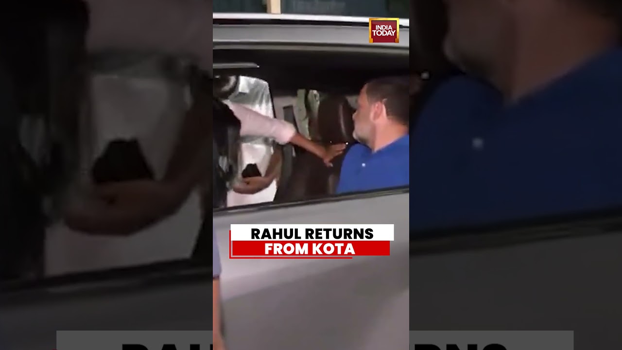 Rahul Gandhi Returns to Delhi by Train After Kota Visit | Congress Leader Back in Capital #congress