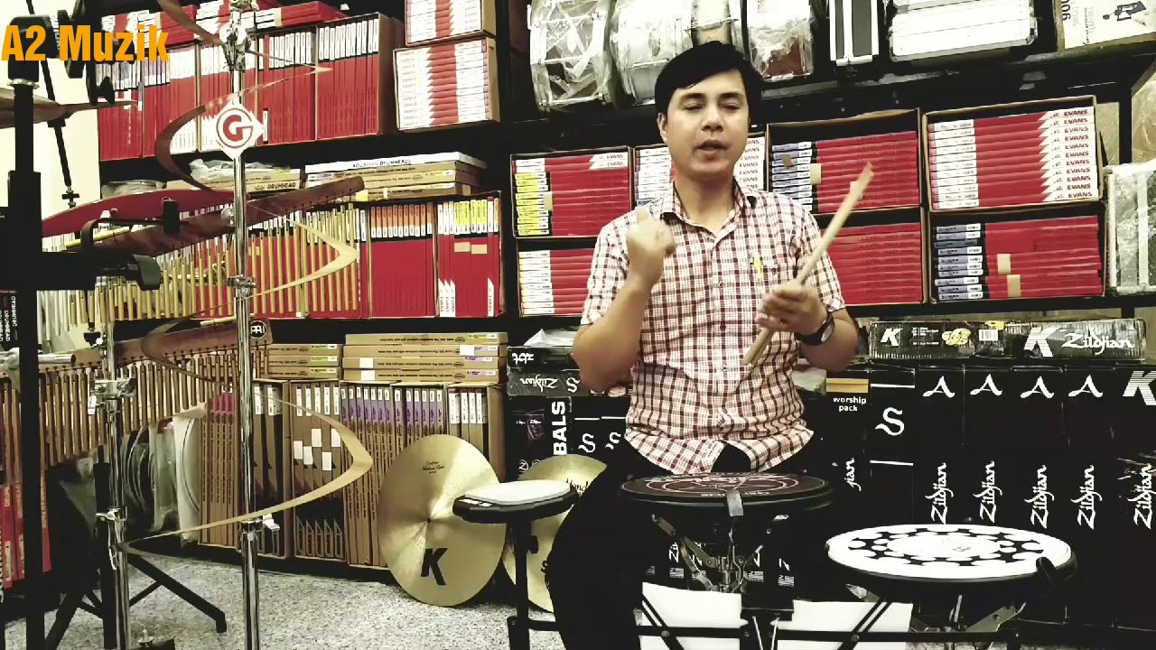 Hướng dẫn tự học trống: Bài 2 - Cách cầm dùi