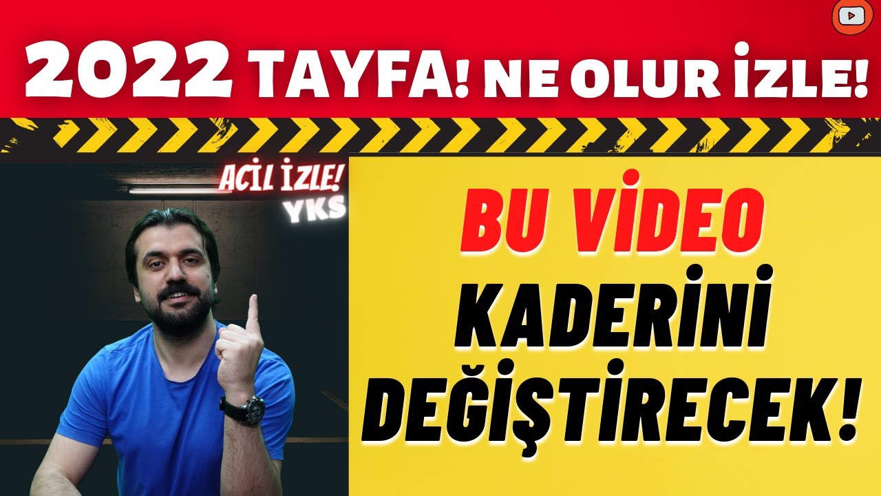 2022 TAYFA! YAZ Kampının Yol Haritası! #2022YKS