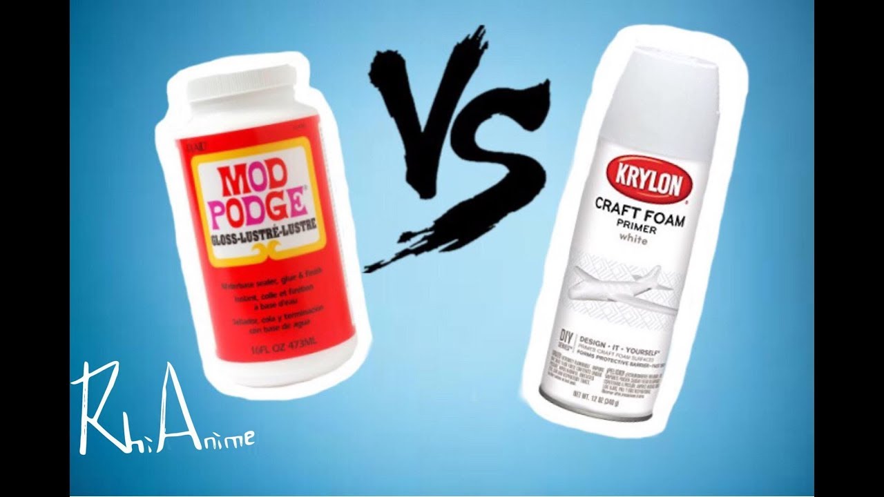 Mod Podge VS Craft Foam Primer
