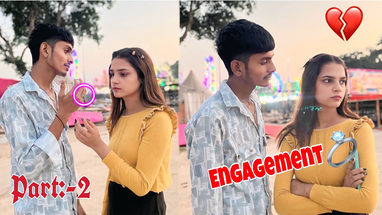 Engagement Prank On Divya🥀| मेरा 💍engagement हो गया 💔| Raja Sahani