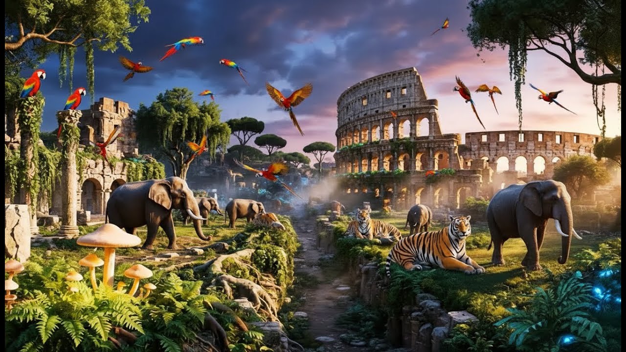 The Animal Parade at the Vatican in Rome Welcomes the New Year 2026 (4K) | Animals of Green Forest