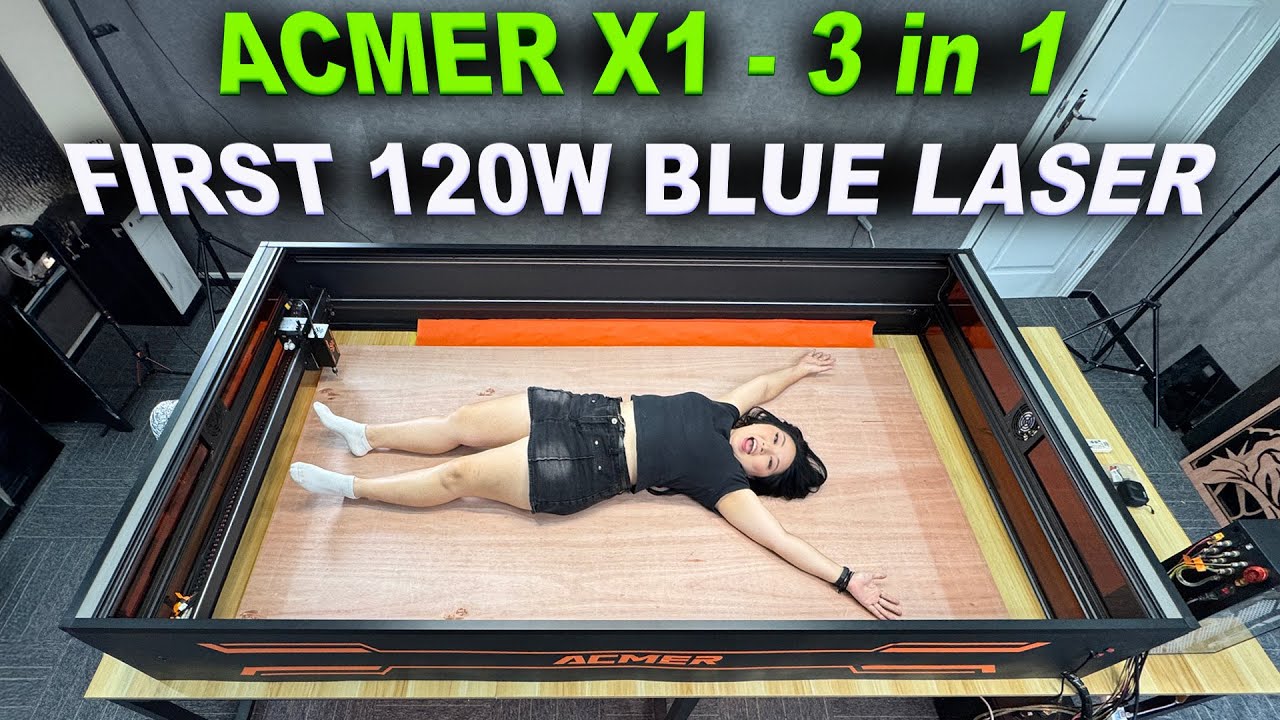 2025 Small Business Game-Changer: Acmer X1 – World’s 1st 120W &4W IR Laser&CNC