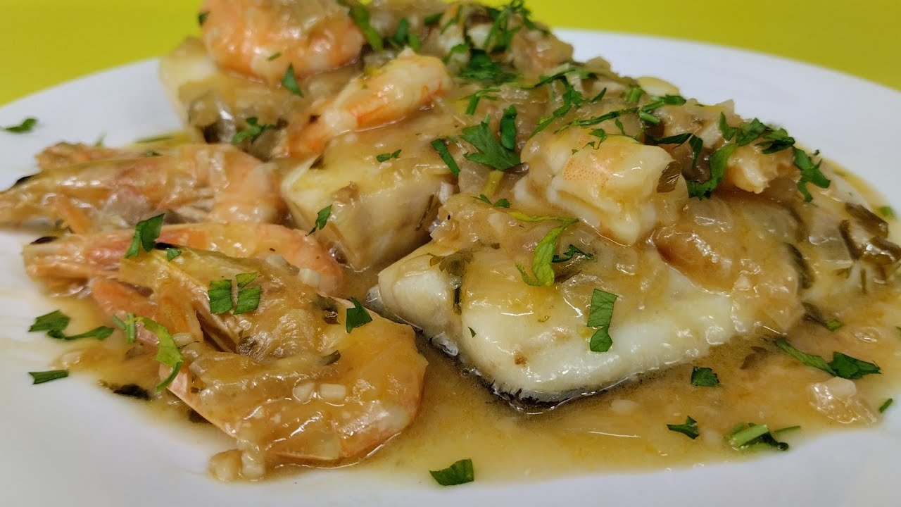 ✨bacalao en salsa ., receta fácil!!
