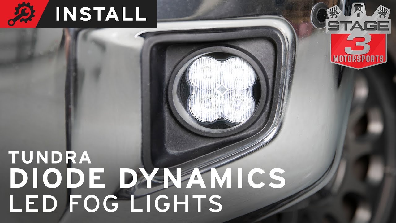 14-21 Tundra Diode Dynamics Stage Series LED Fog Light Install