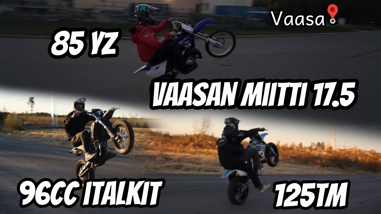 Vaasan Mopo/Piikki Miitti 17.5│85cc Yzill&auml; kikkailua yms