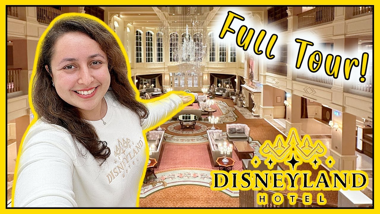 DISNEYLAND HOTEL in Paris 👑 FULL TOUR! Lobby, Shop, Restaurants & MORE | Disneyland Paris 2024