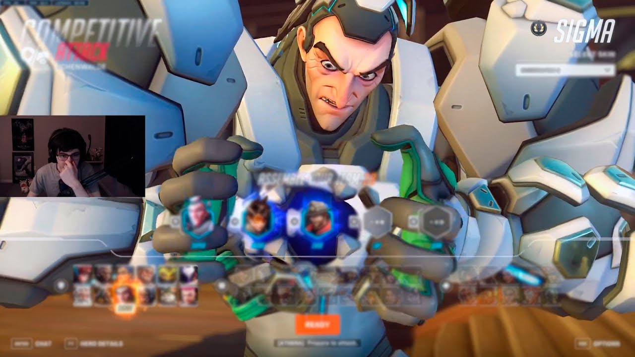 SUPER TOP 500 TANK MAIN - SIGMA GAMEPLAY - OVERWATCH 2 SEASON 11 TOP 500