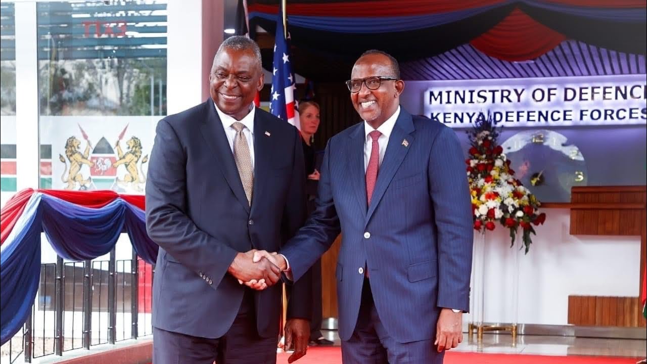 Kenya, US Ink 5-Year Defense Cooperation Agreement To Strengthen Bilateral Relations And Security.