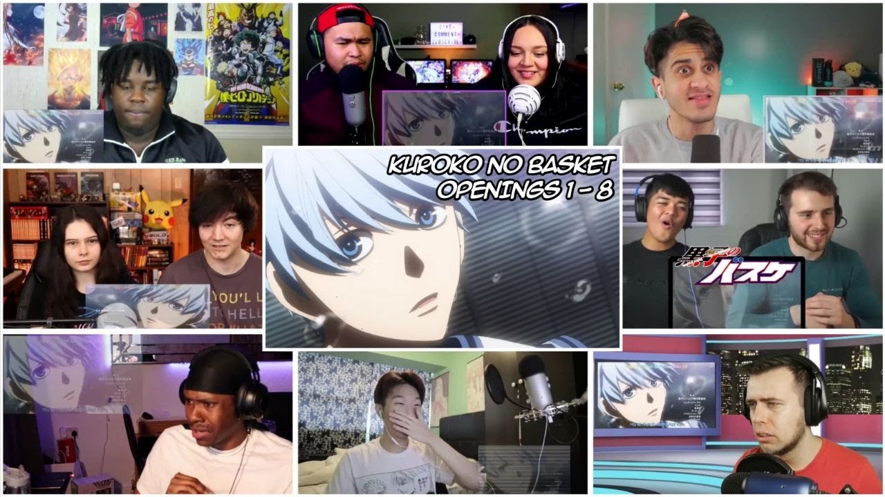 Kuroko no Basket Openings 1 - 7 | Reaction Mashup