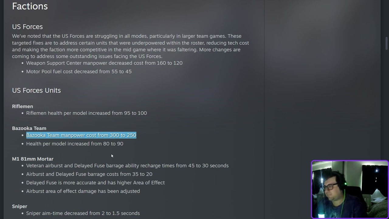 Company of heroes 3-- Balance Patch 1.0.5 *WirbelWind NERF*