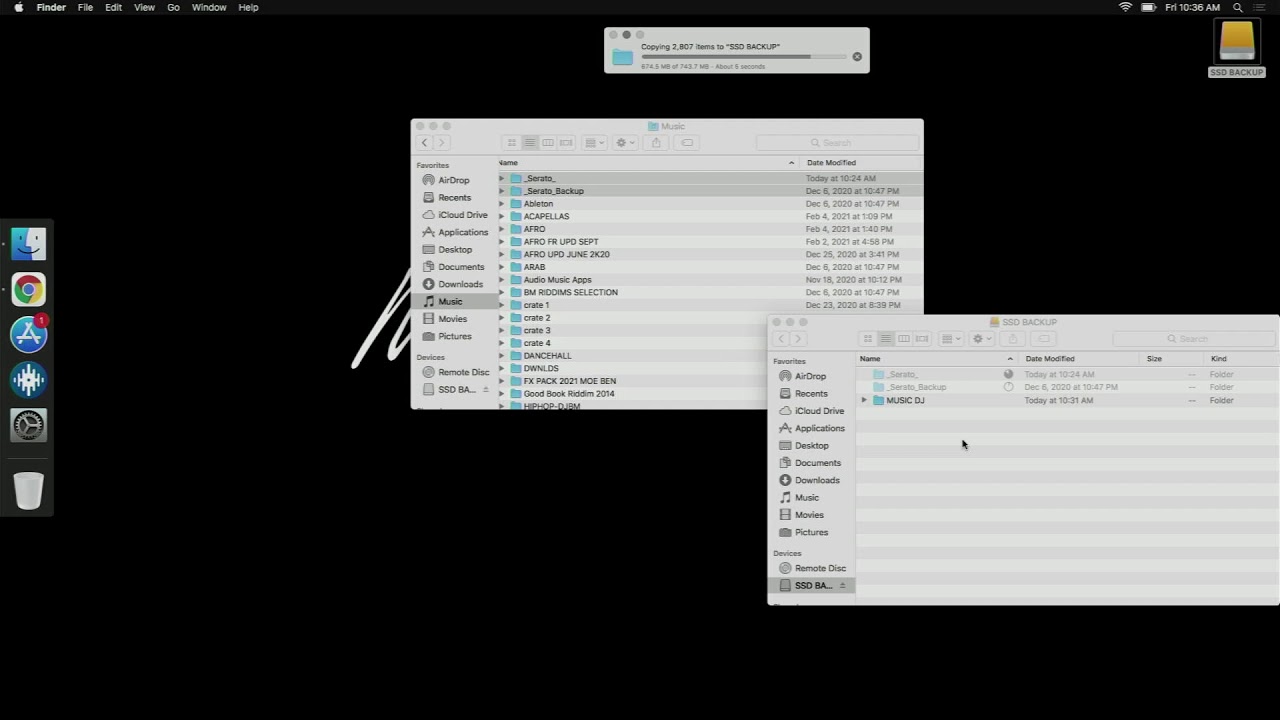 How to back up your Serato music library ***Easy Way***