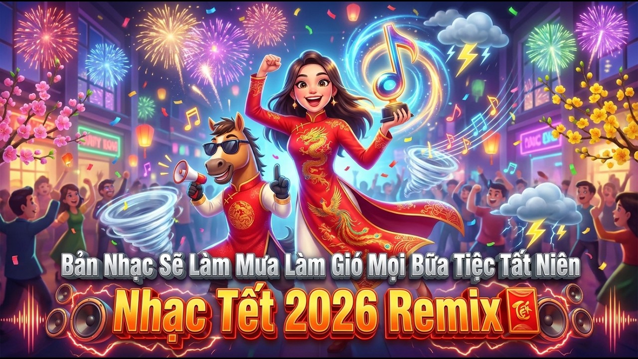 Nhạc Tết 2026 Remix 🧧 Bản Nhạc Sẽ Làm Mưa Làm Gió Mọi Bữa Tiệc Tất Niên