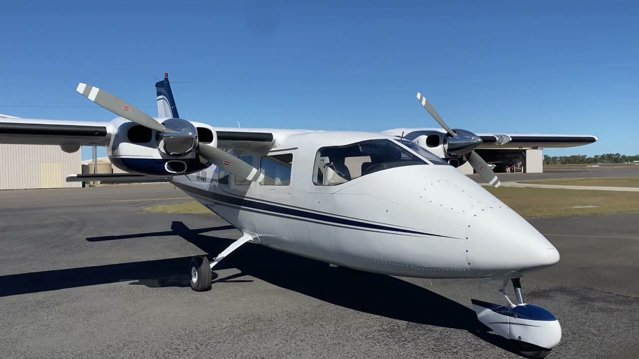 Partenavia P68 Fresh out of Paint Shop