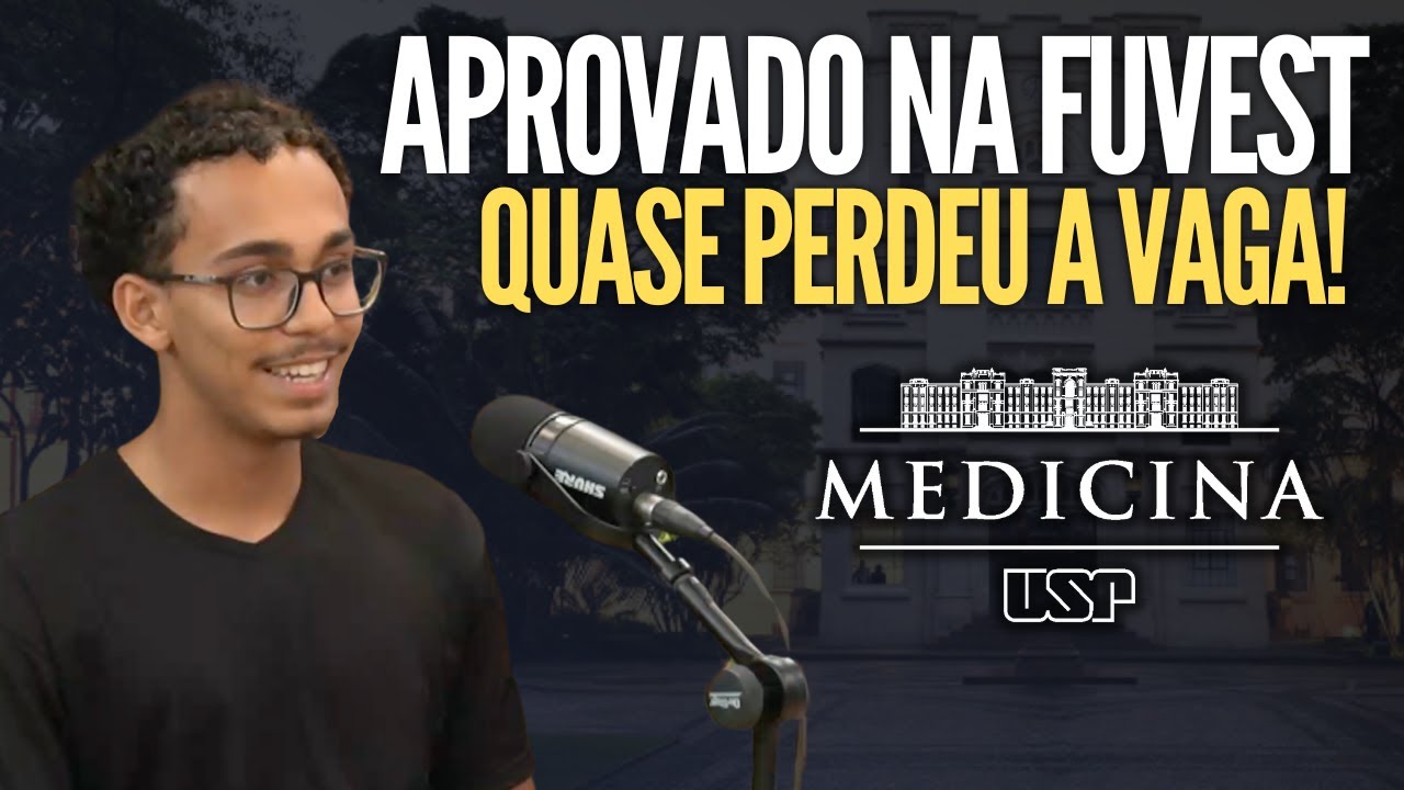 #38 Ele passou na MEDICINA USP pelas cotas PPI antes de terminar o Ensino Médio | Cassio Cardoso