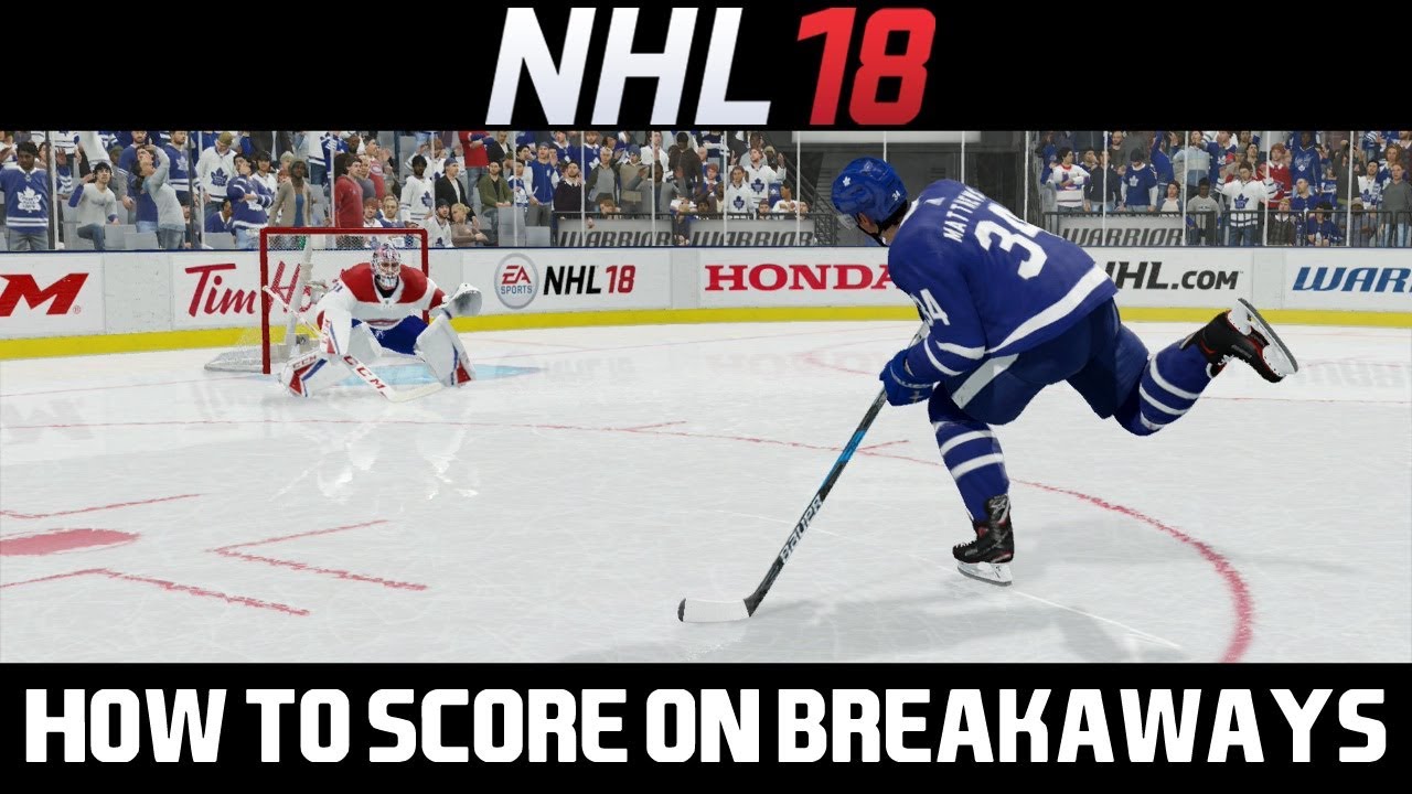 NHL 18 TUTORIAL: HOW TO SCORE ON BREAKAWAYS