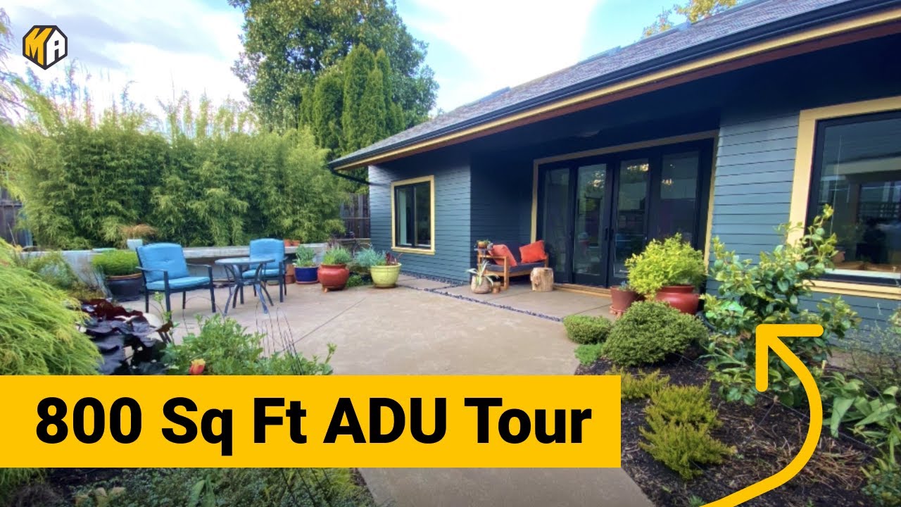 800 Sq Ft ADU Tour with a Loft | Tiny House Tour by Maxable
