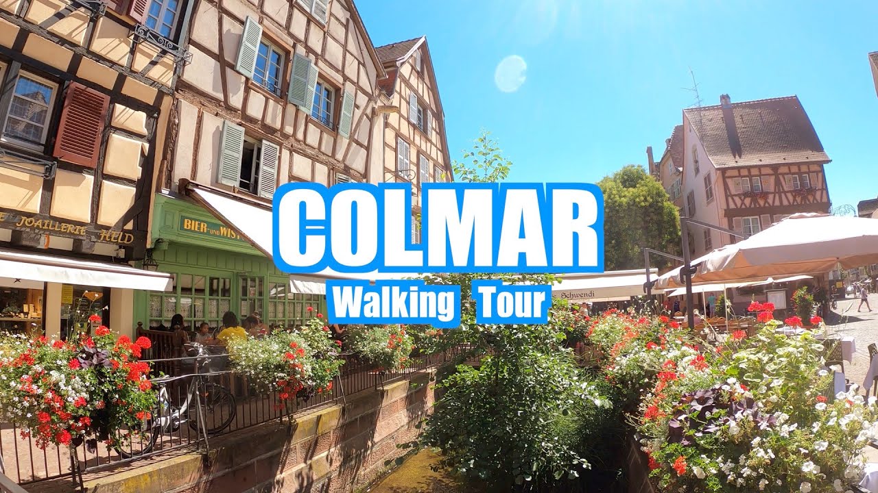 Colmar France 🇫🇷 Walking Tour in 4K - Alsace region