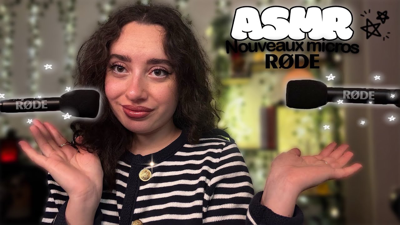 🌙 ASMR FRANÇAIS : ON TESTE MES NOUVEAUX DOUBLE MICROS RØDE M5 🎙️🎙️ (ça envoie du lourd)