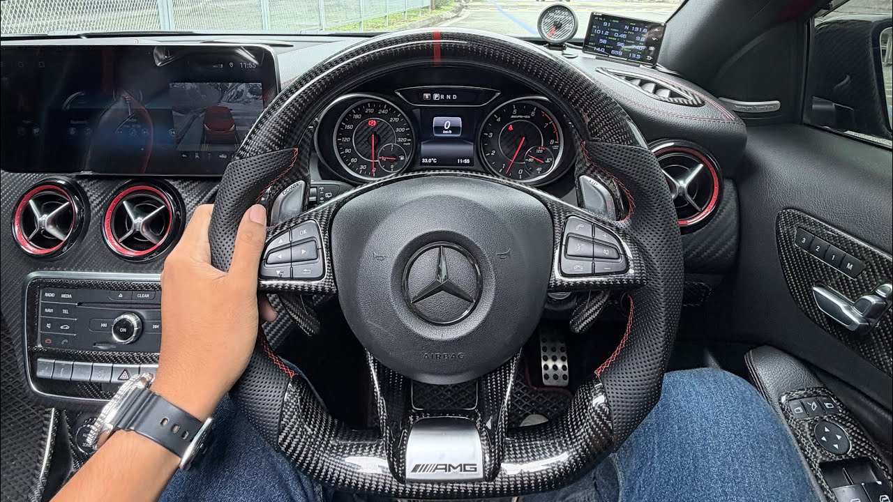 2017 Mercedes Benz A45 AMG 2.0L 4 Matic STAGE 2 [420HP] POV Test Drive/Walkaround Review