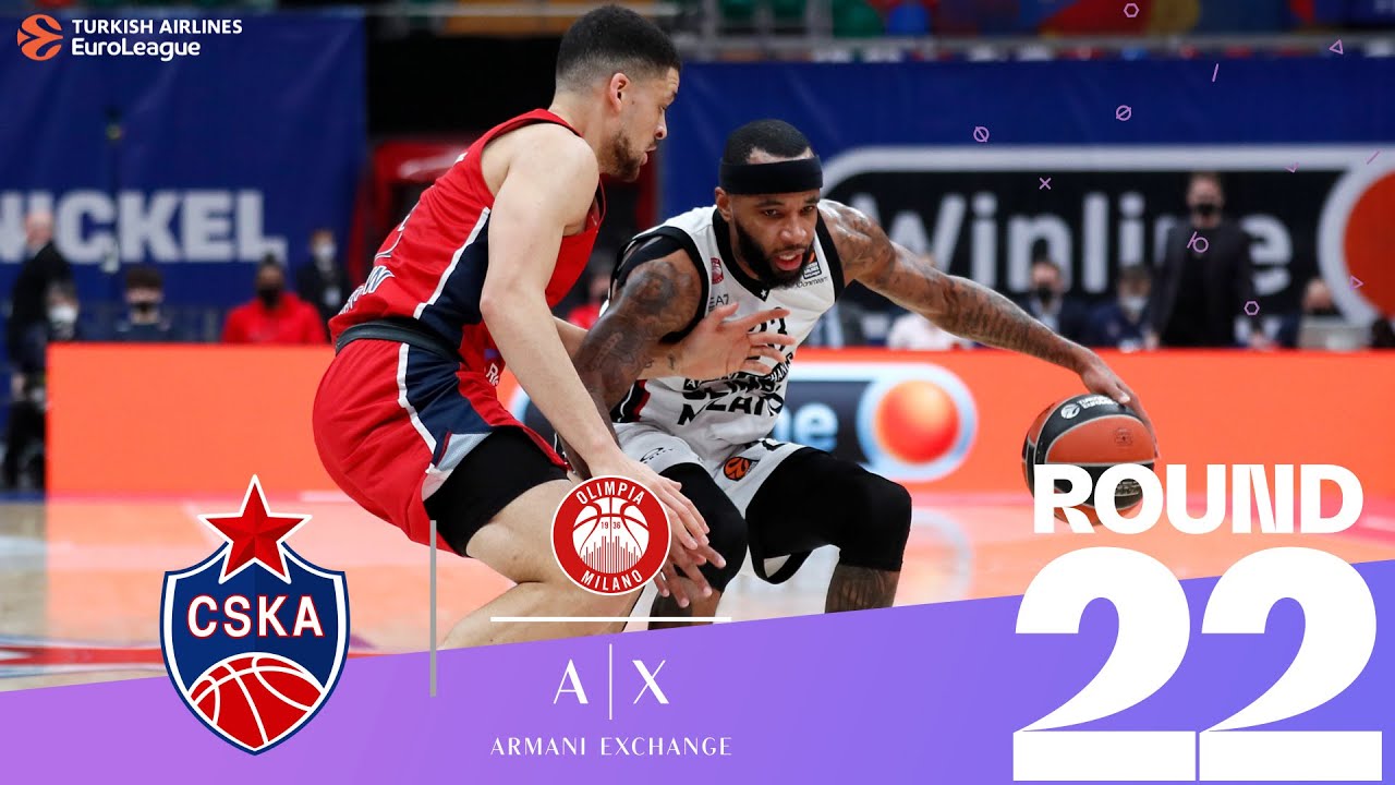 Defense lifts Milan over CSKA! | Round 22, Highlights | Turkish Airlines EuroLeague