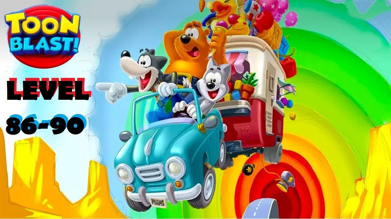 Toon Blast - Gameplay HD - Level 86 to 90 [ Android | ios ]