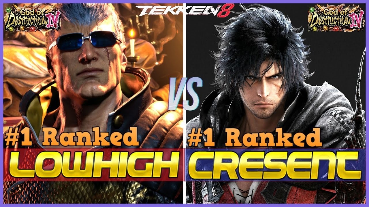 ЛоуХай против Кресент | Геймплей высокого уровня | Tekken 8