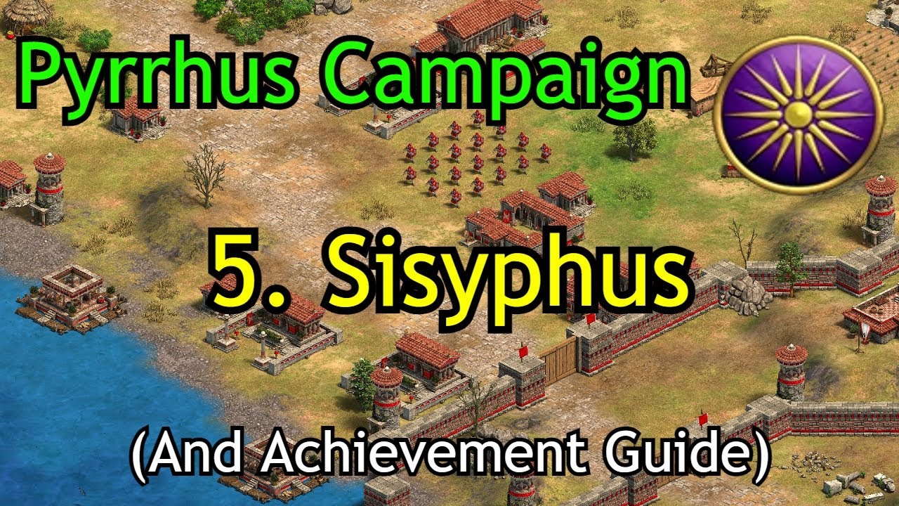 5. Sisyphus (+Achievement!) | Pyrrhus of Epirus Campaign | AoE2: DE Return of Rome