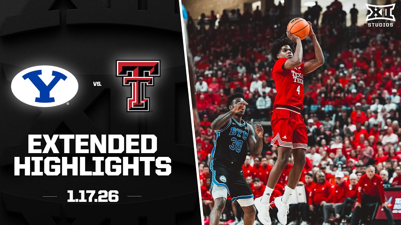 #11 BYU vs. #15 Texas Tech Extended Highlights | 2025-26 Big 12 Men's Basketball
