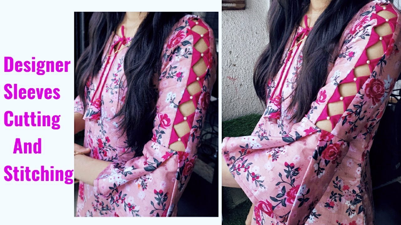 Designer Sleeves Cutting and Stitching | Sleeve Cutting and Stitching