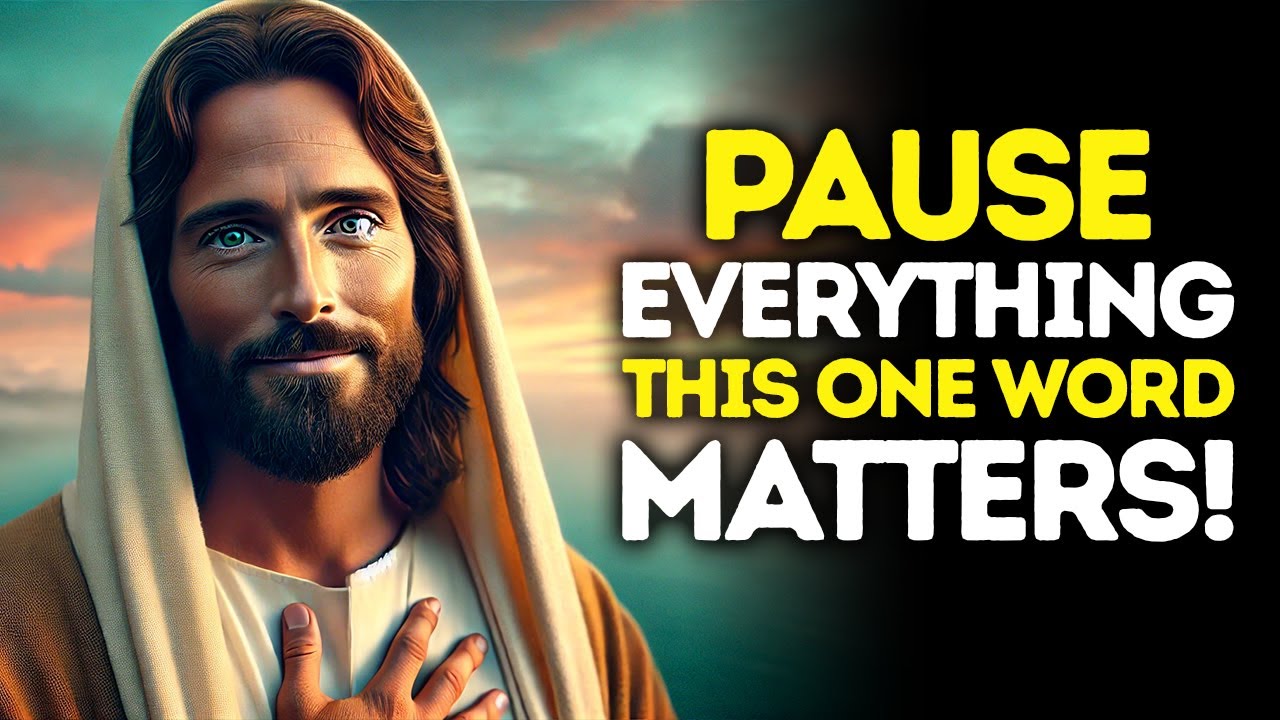 God Says: STOP! The ONE WORD You CAN'T IGNORE | God Message Today | Gods Message Now | God's Message