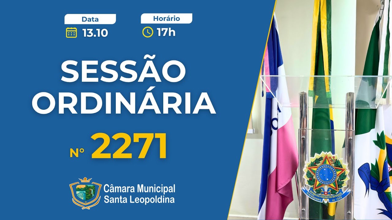 Sessão Ordinária nº 2271 - 13 de outubro de 2025