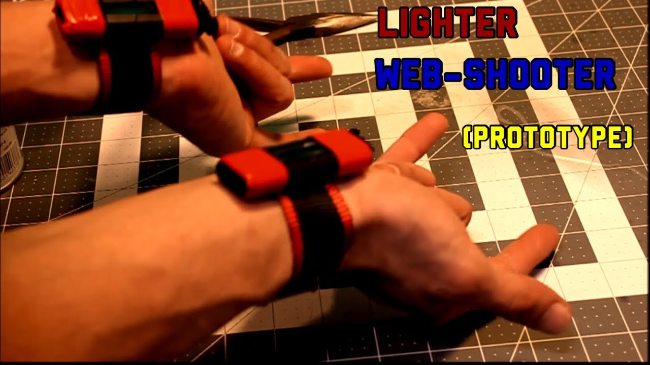 Real Web-Shooter: Lighter Web-Shooter. (Prototype) Build Video/Tutorial.