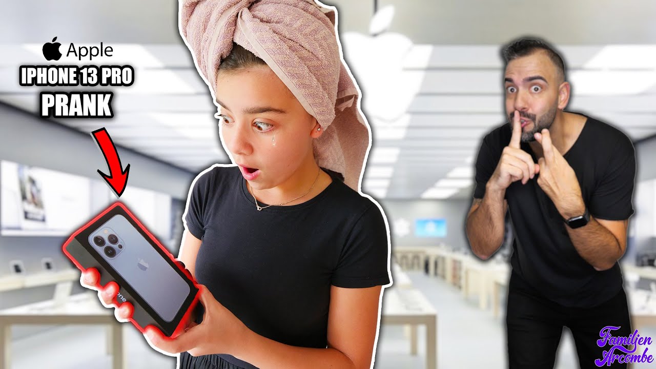 IPHONE PRANK PÅ BELLA med nya APPLE IPHONE 13 PRO *en TWIST!!!*