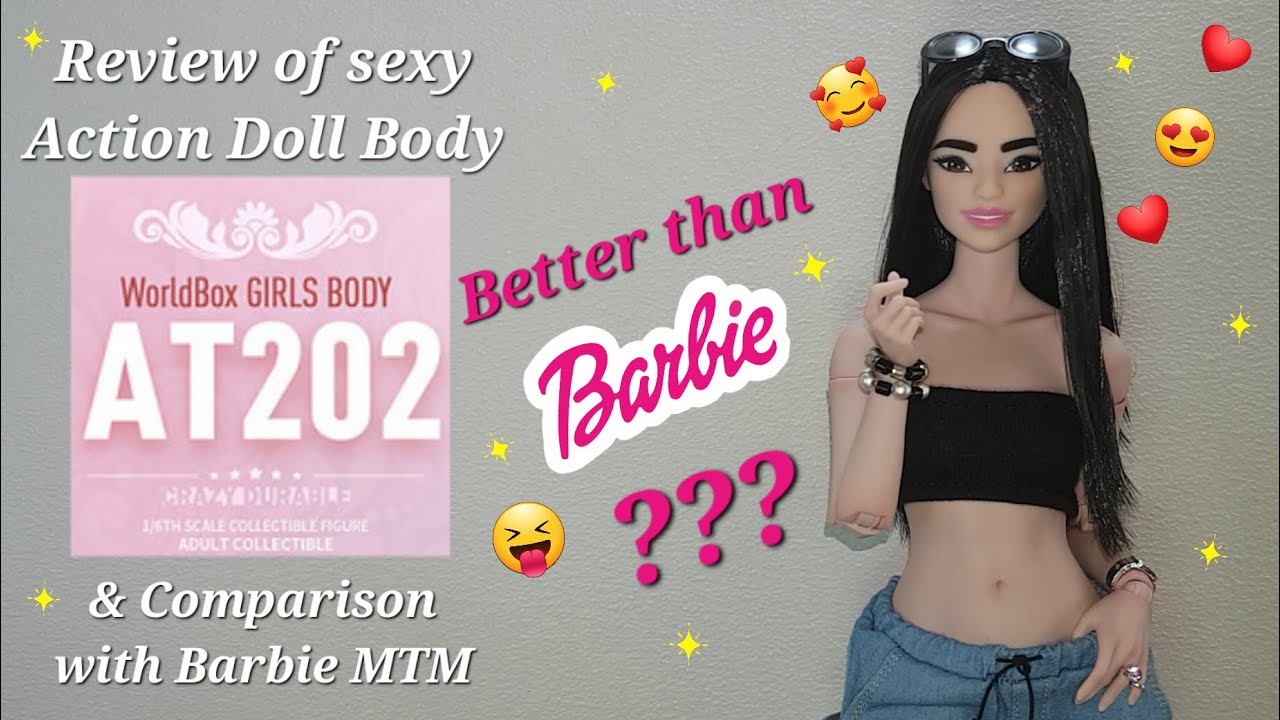 Review for Worldbox AT202 girl body... prettier than the Barbie mtm, but also better?