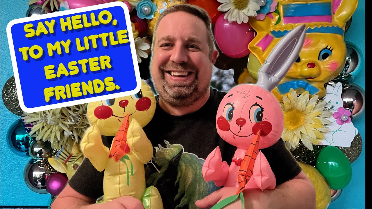 Easter has arrived!!! House tour of vintage Easter decor!