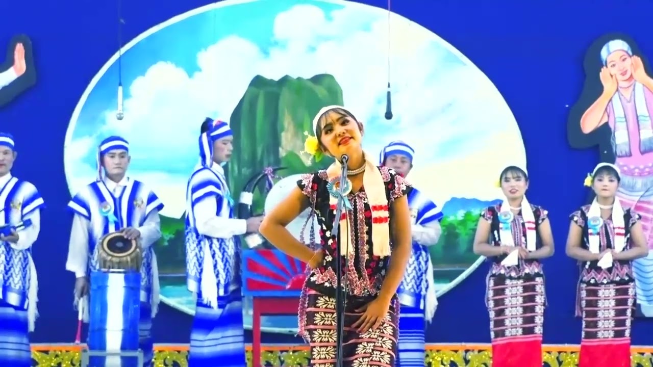 (၆၈)နှစ်မြောက် ကရင်ပြည်နယ်နေ့အထိမ်းအမှတ် ဒုံးအကပြိုင်ပွဲ ဖားကပ်တိုက်နယ်၊ရသေ့ပျံကျေးရွာဒုံးအဖွဲ့။