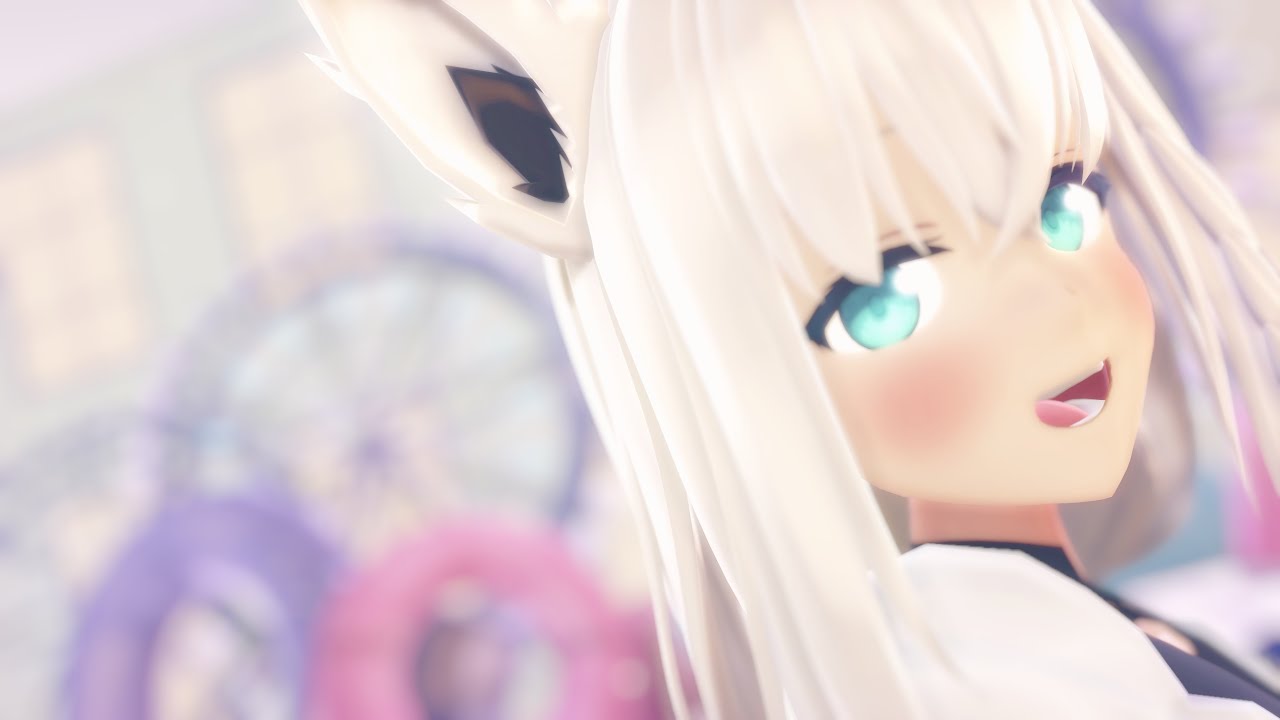 【MMD/ホロライブ/4K】白上フブキ『おねがいダーリン』