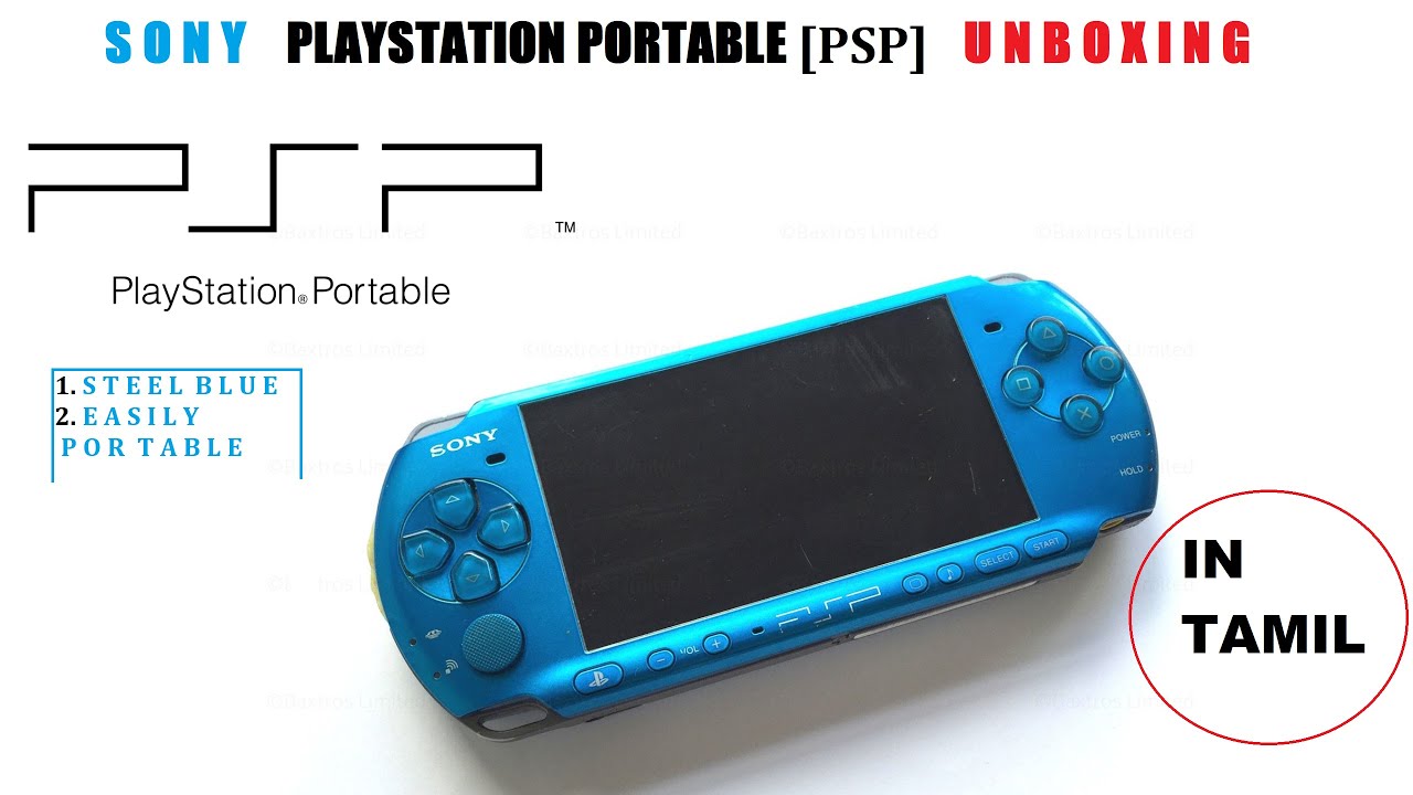 SONY PSP  REVIEW in 2021 | in TAMIL |BLUE | EASILY PORTABLE