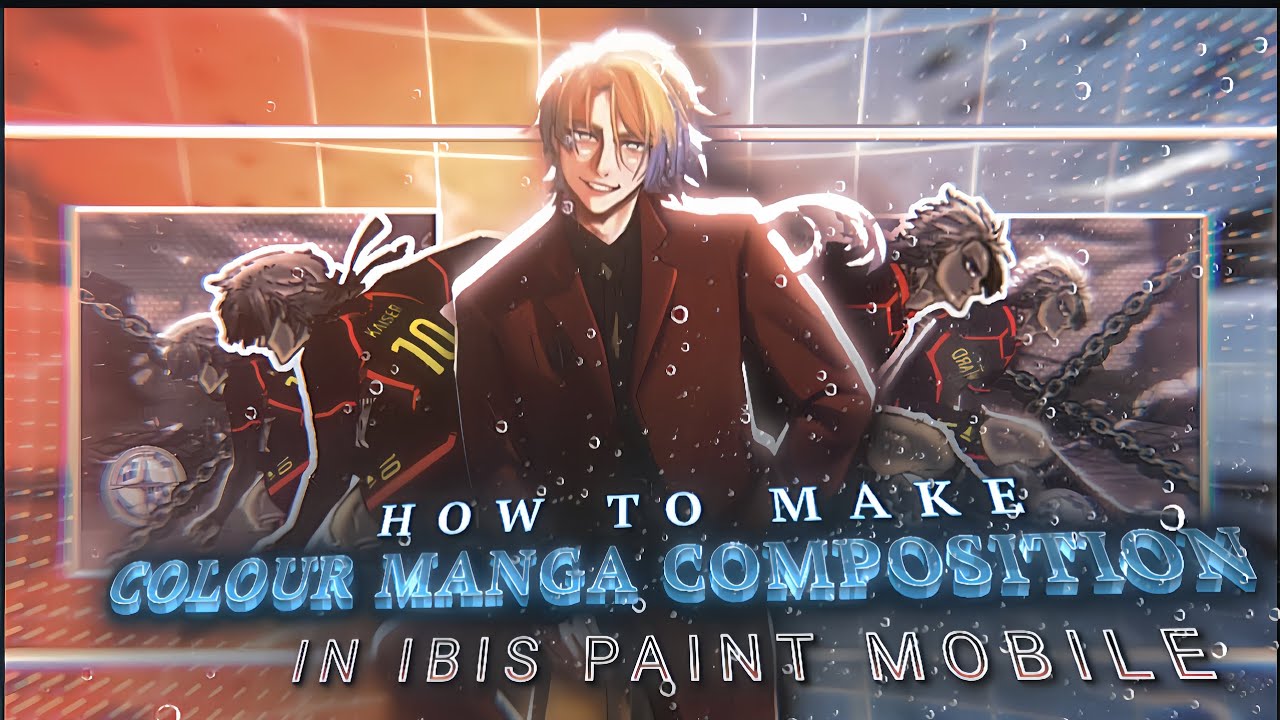 How to Make Colour Manga Composition in Ibis Paint X | Full Step-by-Step Tutorial for Beginners ⚡