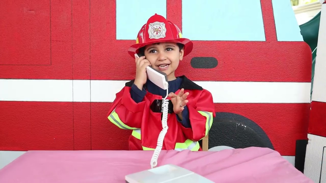 الإطفائيون الصغار 🚒 #fire #fireprevention #nursery #saudiarabia #bahrain #kuwait
