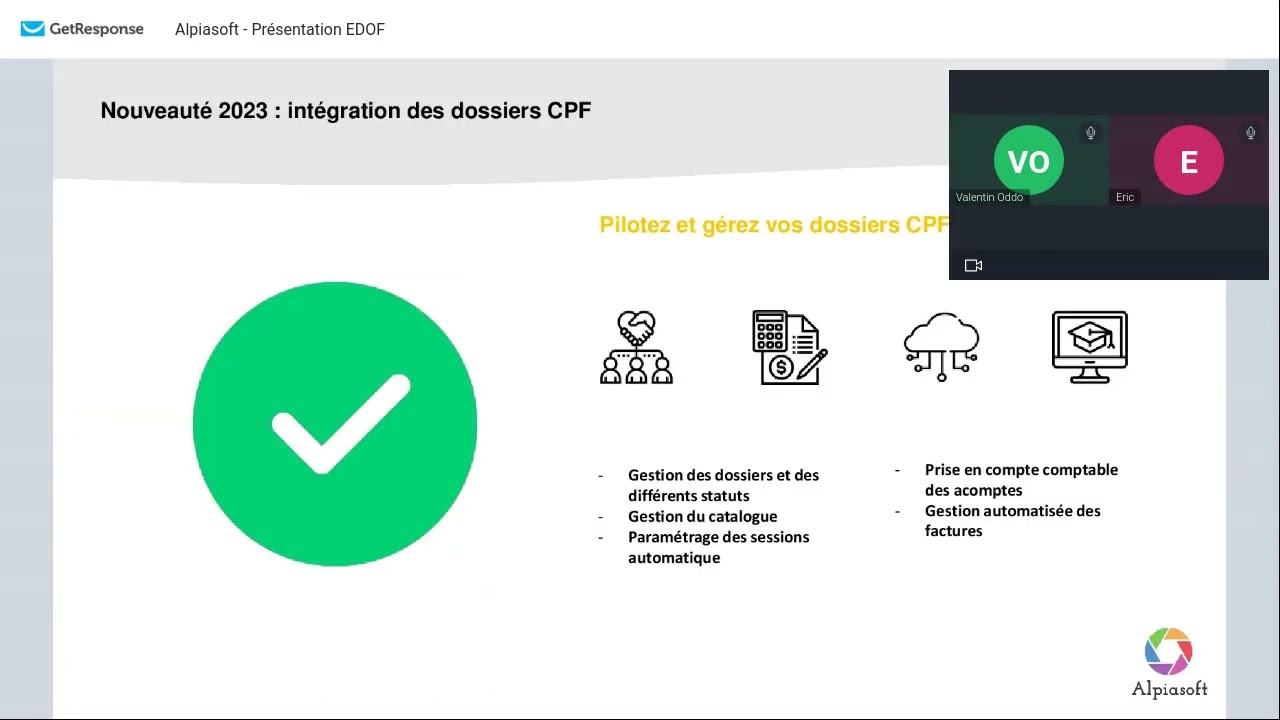 Webinaire alpiasoft Edof