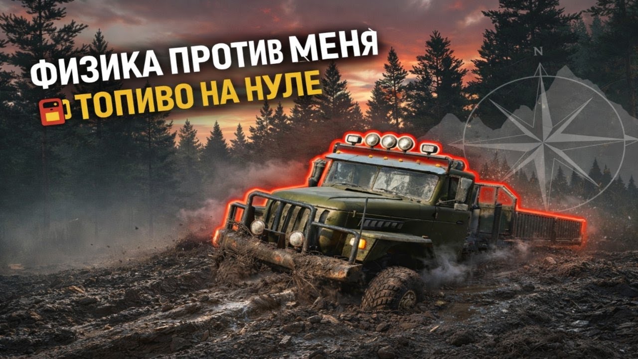 ФИЗИКА ПРОТИВ МЕНЯ… ГРЯЗЬ, ТОПЛИВО И БОЛЬ | SNOWRUNNER | МИЧИГАН — ЧАСТЬ 3